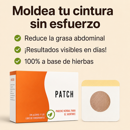 PARCHES ADELGAZANTES MAGNÉTICOS 100% NATURALES