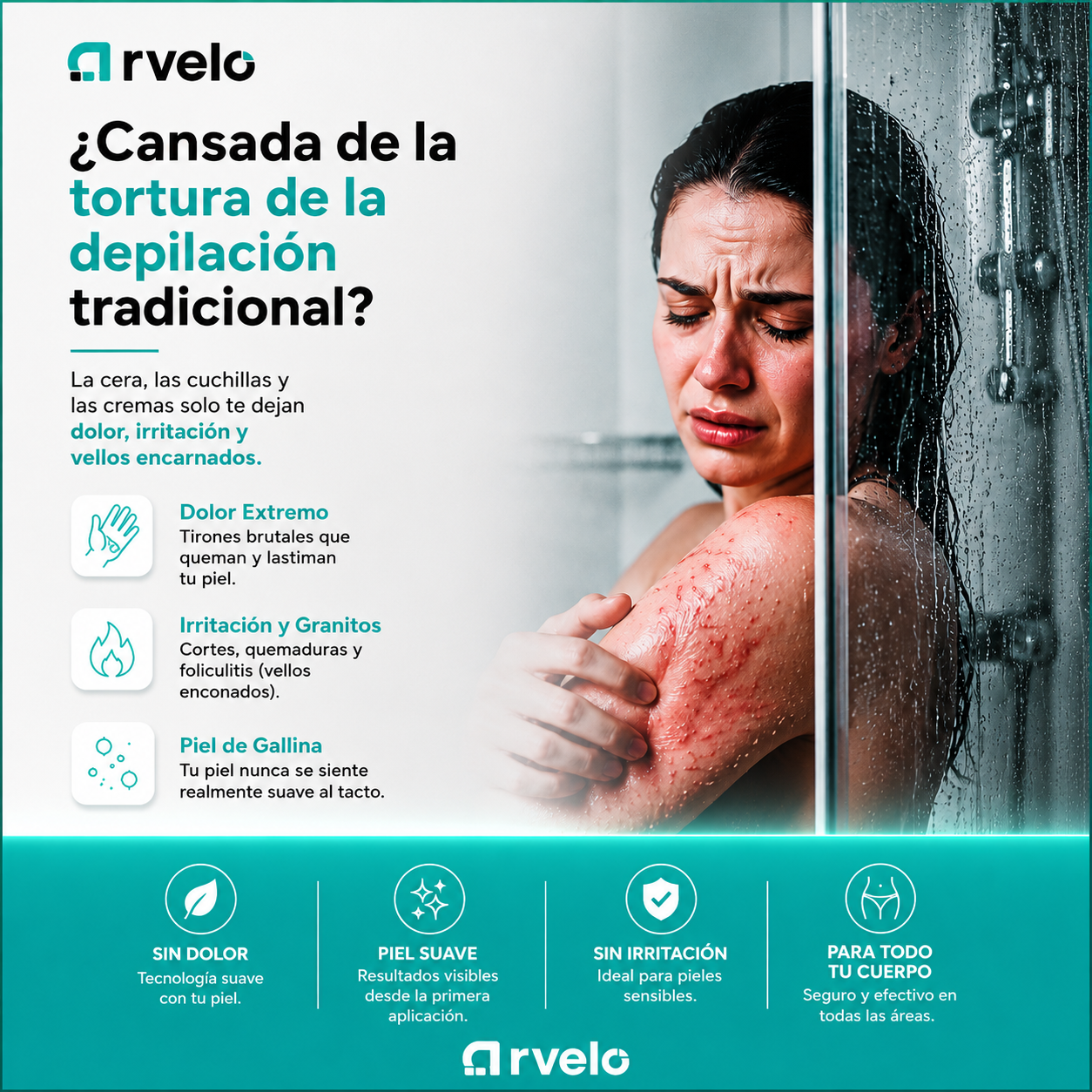 SILKPRO™ DEPILADORA ELÉCTRICA PROFESIONAL