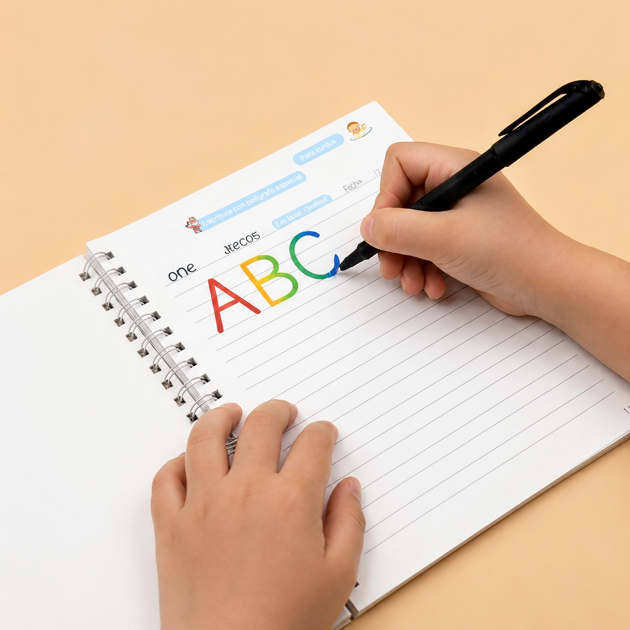 MAGICWRITE Cuaderno Mágico para Niños - Mejora la caligrafía, Ideal para niños de diferentes edades y niveles de aprendizaje.