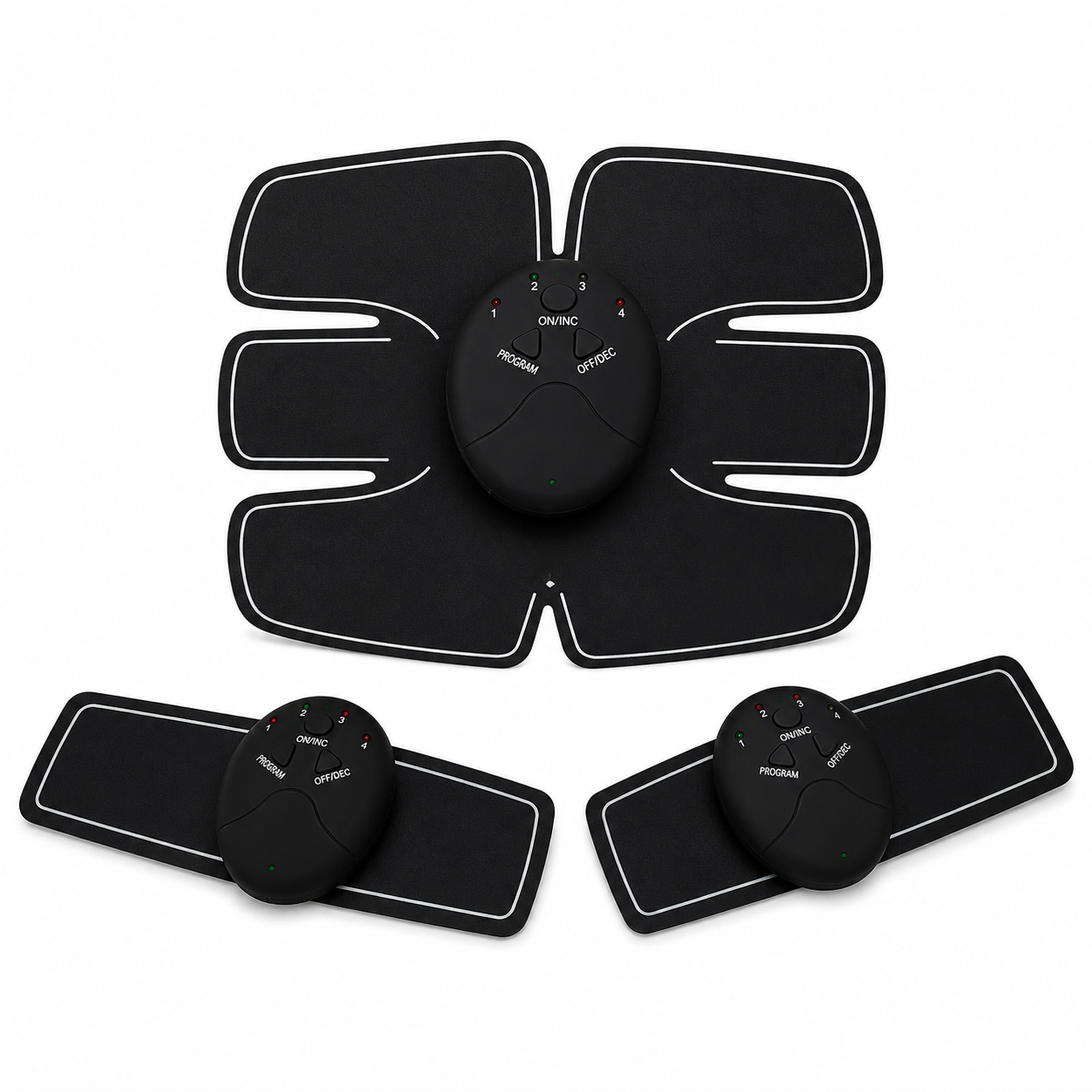 CorePulse™ Estimulador muscular -  Estimula los músculos abdominales con tecnología EMS y Compacto, cómodo y fácil de usar en casa
